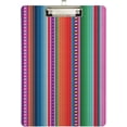 thumbnail image 2 of Coolnut Mexican Serape Blanket Stripes Clipboard, Acrylic Standard A4 Letter Size Clip Board with Low Profile Clip for Office, Classroom, Doctor, Nurse and Teacher Gifts, 2 of 7