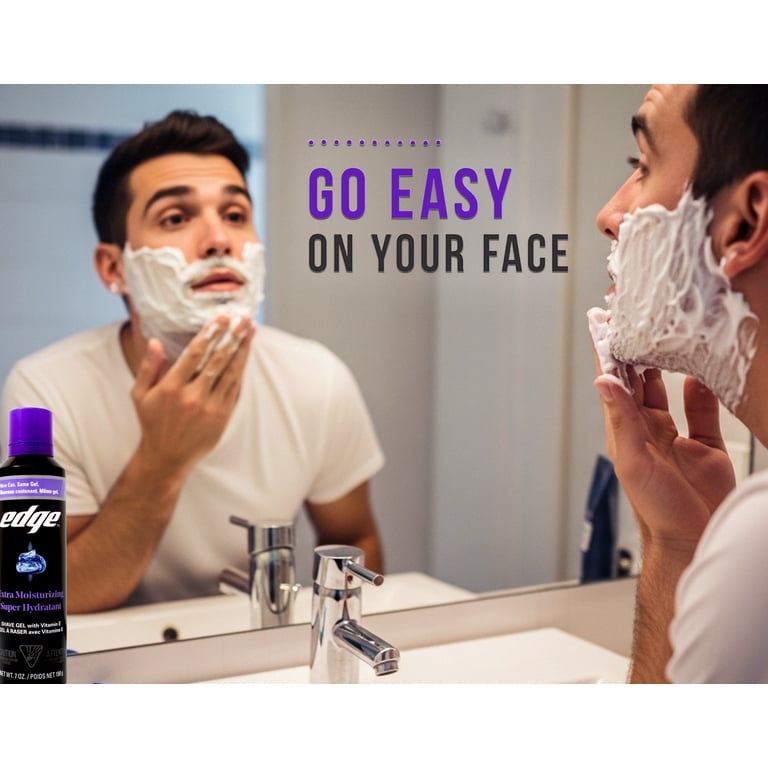 Edge Shave Gel Extra Moisturizing with Aloe & Protection, Foaming