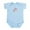 Sky Blue, variant on CafePress - 02/29 My Birthday Infant Bodysuit - Baby Light Bodysuit, Size Newborn - 24 Months