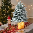 thumbnail image 5 of Wadada 24Inch Pre-lit Artificial Small Mini Christmas Tree with Warm White Multi-Color LED Lights, Remote Control and Timer, Perfect for Xmas Tabletop Decorations, Home, Kitchen, Dining Table, 5 of 7
