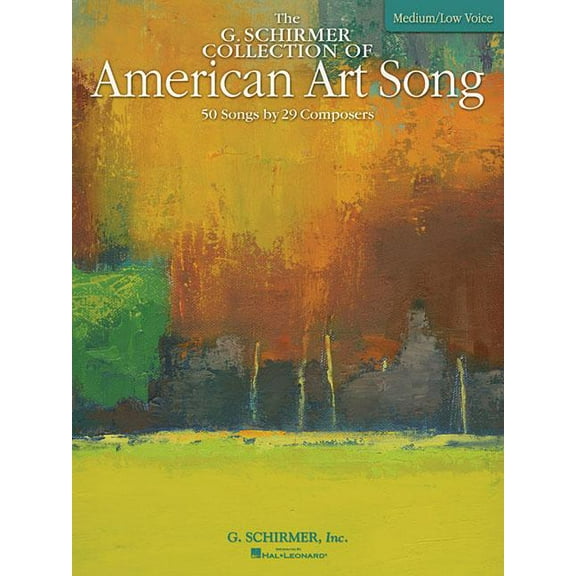 The G. Schirmer Collection of American Art Song: Medium/Low Voice, (Paperback)