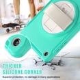 thumbnail image 5 of Allytech for Galaxy Tab A9 8.7" Case SM-X110 X115, Heavy Duty Shockproof Rotating Kickstand Kids Friendly Rugged Hybrid PC TPU Back Cover Case for Samsung Galaxy Tab A9, Mintgreen, 5 of 9