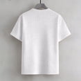 thumbnail image 6 of Klisyaur Men Short Sleeve Tops Casual Fashion Loose Crewneck Textured Shirt Summer Dressy Shirts, 6 of 7