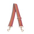 thumbnail image 1 of Minnieouse Bolso bandolera larga, correa de repuesto, bandolera de lona ancha, artesanía a mano, gancho giratorio de Metal, monedero tipo Bolsas de mensajero y de hombro rosa naranja, 1 of 6