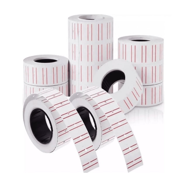 10 Rollos 6000 Etiquetas Universales Modelo Aplicable BLANCO