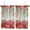 Red, variant on Red Love Heart Valentines Day Short Curtains 54 Inch Length - 2 Panels, Rod Pocket Curtain Panels, Eucalyptus Leaves Floral Window Treatment for Bedroom/Kitchen/Bathroom, 42W x 54L Inch