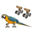 thumbnail image 2 of 1 Pair Parrot Roller Skate Adjustable Fun Bird Training Toy Parrot Play Toy, 2 of 10