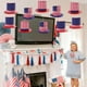 thumbnail image 1 of Decoraciones para el Día de los Caídos, 12 faroles de papel plegables con temática del Día de la Independencia, ideales para la decoración de fiestas del 4 de julio., 1 of 6