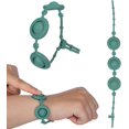 thumbnail image 2 of Goddess Bracelet Sensoriel Simple Fidget Jouet Bracelet en Silicone Décompression, Soulagement du Stress Jeu Sensoriel Fidgeting Bracelet de Musique Mini Flip, Pression des Doigts Tue le Temps (Vert, 1 Pce), 2 of 6