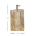 thumbnail image 3 of Foreside Home & Garden Tall Rectangle Hand Carved Wood Serving Cutting Board, 3 of 4