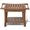 24 x 13.4 x 18.5 inches+Walnut, variant on Shower Stool Bench with Storage Shelf for Shaving or Bath Seat in Bathroom & Inside Shower for Adults Seniors (24 x 13.4 x 18.5 inches+Walnut)