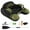Black+Green, variant on Costway Inflatable Float Tube with Adjustable Fishing Rod Holder Fish Hook Stator Flippers Green