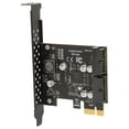 thumbnail image 2 of PCIE To USB 3.2 Expansion Card, Usb Expansion Card High Speed Dual Port 5Gbps  For PC 19PIN Black Board, 2 of 8