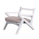 thumbnail image 2 of 1:12 , sofá, sillón, muebles, accesorios para fotos, hecha a mano, accesorios de decoración, Mini silla para balcón, Blanco Hugo Sillón de sofá de casa de muñecas, 2 of 5