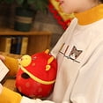 thumbnail image 7 of SPRING PARK 2021 Tang Suit Calf Mascot Cow Plush Doll Soft Toy New Year Party Decor Gift, 7 of 7