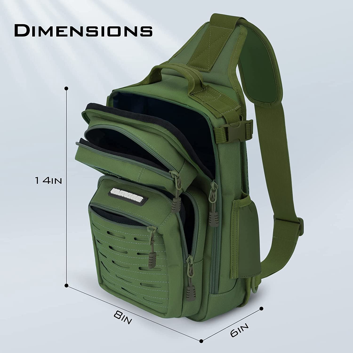 KastKing Tactical Sling Tackle Bag-Fishing Backpack Storge Fishing Gear and Equipment,Gift for Men- BlowBak