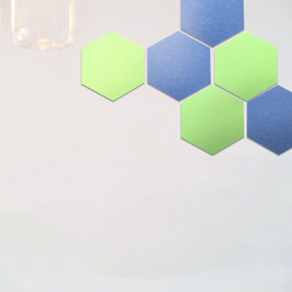 VERDANVERSE 2Ud Tablero Para Fotos Y Notas De Fieltro Hexagonal Multicolor Para Hogar