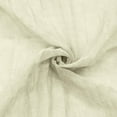 thumbnail image 2 of Loft Living Peoria Sheer Dual Header Single Curtain Panel 52 x 63 in Cream, 2 of 6
