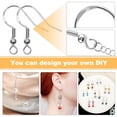 thumbnail image 2 of Kit para hacer aretes, kit de suministros para aretes que incluye ganchos para aretes, anillos para saltar, postes para aretes y herramientas para hacer aretes, 2 of 5