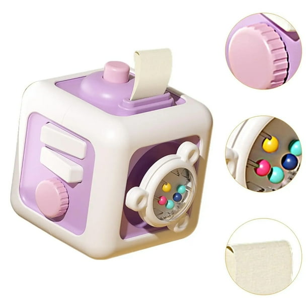 Juguete Para Bebés Cubo Ocupado Rompecabezas Sensorial Hexágono Giratorio Educación Temprana Para Bebés Juguete Giratorio
