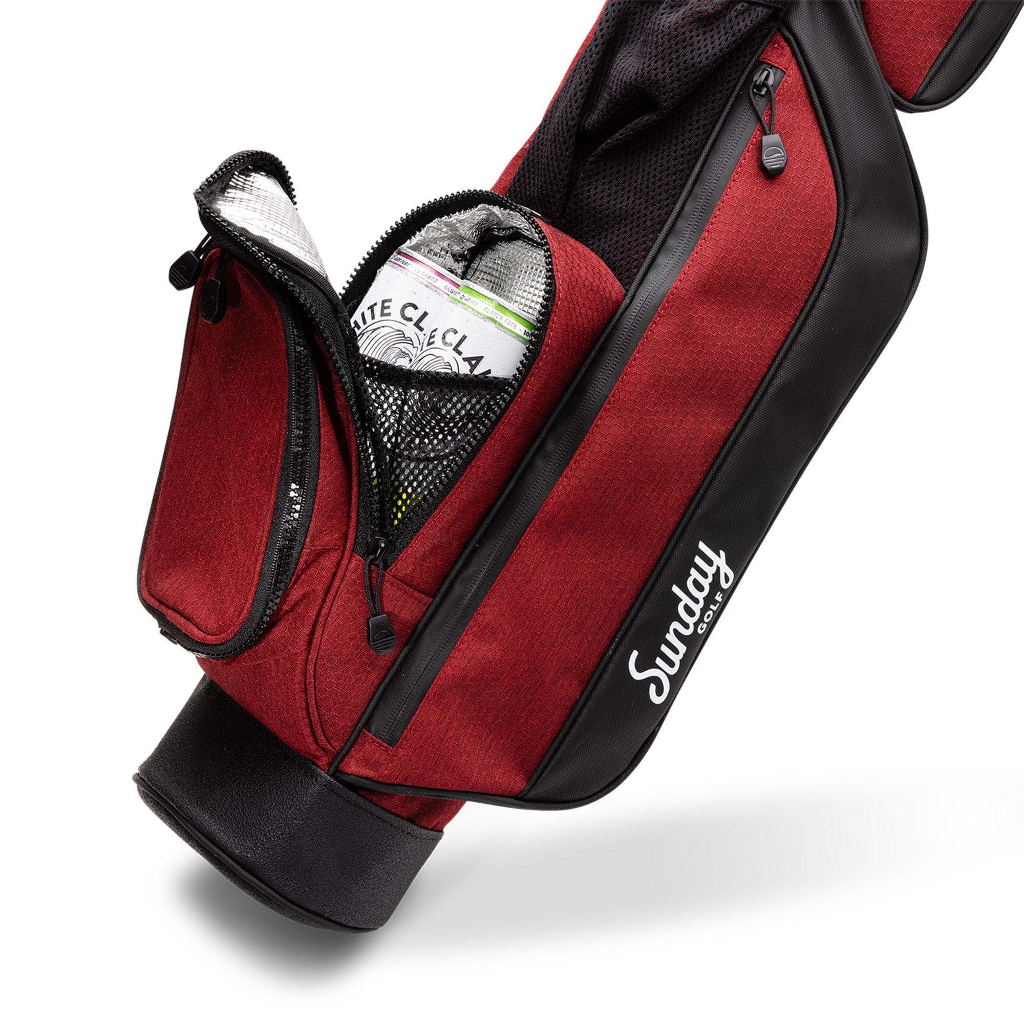 Sunday Golf 31 Inch Loma Lightweight Golf Bag, Ron Burgundy