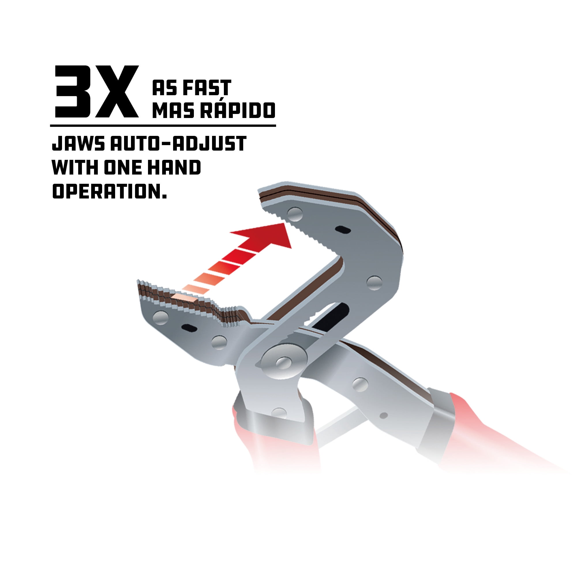 Powerbuilt 10 Inch Self-Adjusting Power Grip Pliers - 941312