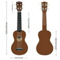 thumbnail image 5 of POMAIKAI Soprano Ukulele  for Beginners, 21 Inch Hawaii Mini Guitar Wood Ukelelefor Kids (Brown), 5 of 6