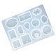 thumbnail image 4 of Molde de silicona epoxi de cristal para fundición, manualidades, joyería, collares, colgantes (semitransparente), 4 of 7