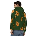 thumbnail image 4 of Kdxio Bold Squirrel Silhouettes Print Men Hoodies Casual Hoodies for Men with Zip Pockets Full Zip Long Sleeve Sweatshirt Sports Hooded Jacket-Small, 4 of 5