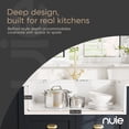 thumbnail image 3 of Nuie Kitchen Sink 36" Single Bowl Apron Front, Grid & Cutting Board, Fireclay, 36x19x10", 3 of 7