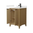 thumbnail image 6 of Wyndham Collection Wcf9191-24S-Qtz-Unsmxx Palmilla 24" Free Standing Single Basin Vanity, 6 of 6