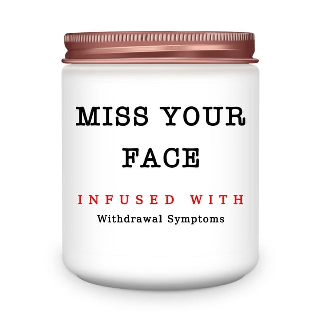 Vela aromática Homsolver Miss Your Face Lavender Gift