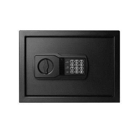 Pen + Gear Safes Model 44E20 with Electronic Lock, Backup Key, 1 Shelf, Black