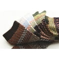 thumbnail image 5 of Monebena 5 Pairs Men Socks Colorful Novelty Socks Super Thick Thermal Hiking Winter Warm Boot Heavy Soft Cozy Socks for Men & Women M01, 5 of 11