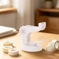 thumbnail image 5 of Desktop Tape Dispenser With Suction Cup Base, Compact Easy To Use Tape Cutter For Home Office And DIY, Non Slip Adhesive Tape Holder For Desk, Pink (Pink, 9.3*9.1*5CM), 5 of 9