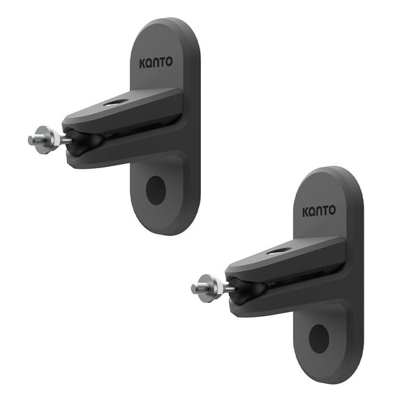 Kanto SPW3 Rear Mount Universal Speaker Wall Mount - Pair (Black)