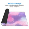thumbnail image 4 of ZNDUO Large Rubber Mouse Pad Non-slip Desk Mat Watercolor Abstract Starry Night Rubber Desk Pad Mousepad Keyboard Pad for Home Office, 15.8" x 29.5", 4 of 9