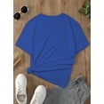 thumbnail image 6 of Women's Oversized T Shirts Tees Half Sleeve Crew Neck, 6 of 6