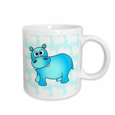 

Blue Hippopotamus 11oz Mug mug-6133-1