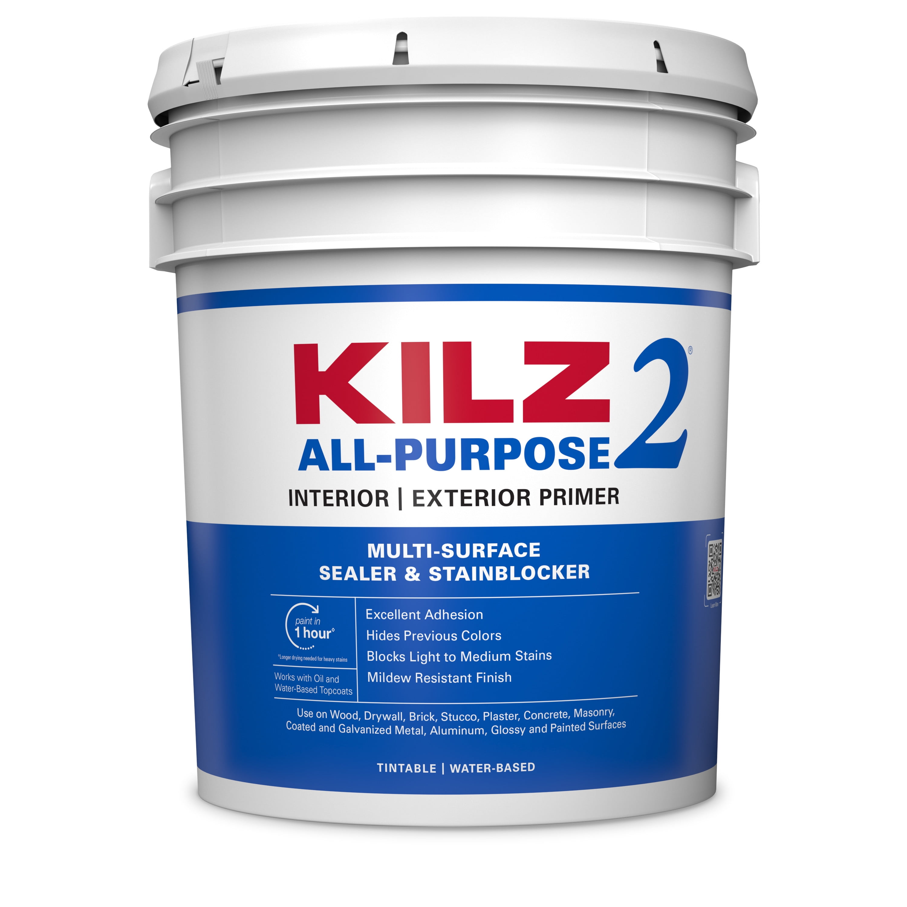 Kilz Drywall Primer & Sealer, 5 Gallon Paint Seal for SheetRock