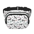thumbnail image 1 of Balery Dachshund Dog Puppy Mochila Cinturón para Mujeres y Hombres, Bolsa de Cintura Impermeable de Doble Capa con Correa, 1 of 9
