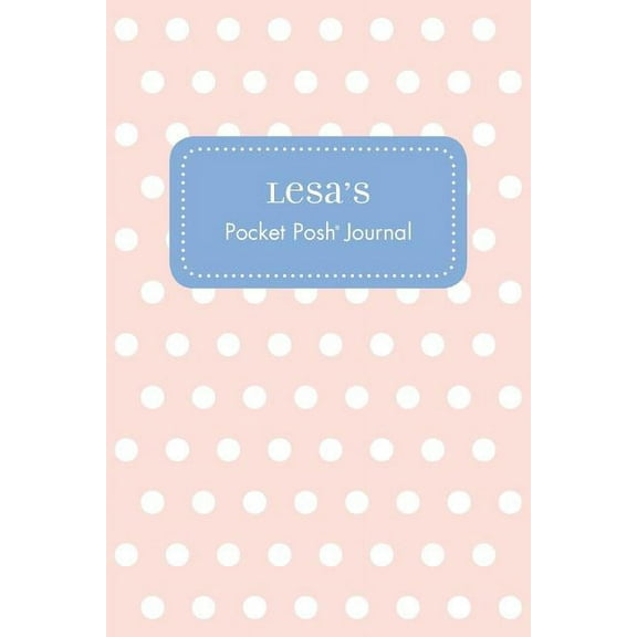 Lesa's Pocket Posh Journal, Polka Dot, (Paperback)