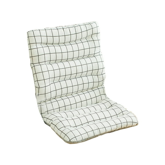 Bfogop High Back Chair Cushions for Dorm Desk Chair,Non-Slip Rocking Chair Pads with Ties, Soft Seat Cushion with Back Support,Thickened One-Piece Backrest Seat Pads,for Office Car Home