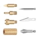 thumbnail image 4 of Puntas de bolígrafo para quemar leña, plantilla para grabar en madera, puntas reemplazables, herramienta para quemar madera, para adultos aficionados Punta de 6 piezas con adaptador, 4 of 9
