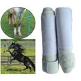 thumbnail image 4 of 1 Leg Equestrian Front Hind Tendon Boot Leg Horse Training Jumping Boot Leg Protective Gear Impact-Absorbing, Breathable - White, 4 of 10