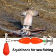 thumbnail image 6 of Hyasfey 9CM/27G Squid Jig Hook with Colorful Beads Swivel Double-layer Umbrella Hook Cuttlefish Sleeve Fishing Hook Freshwater Saltwater Fishing Accessories, 6 of 6