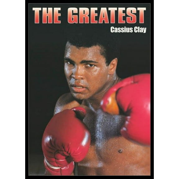 Cassius Clay The Greatest Muhammad Ali Laminated & Framed Poster by (24 x 36)