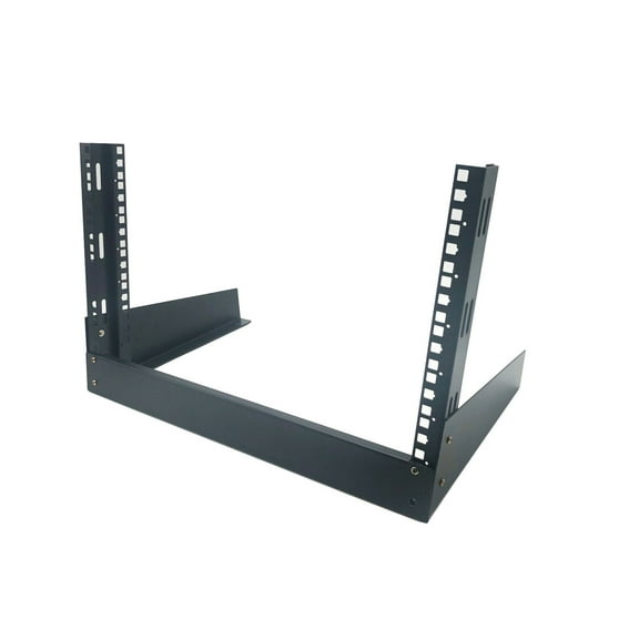 CNAweb 6U Open Frame 19" Inch Desktop 2 Post Network Rack Stand