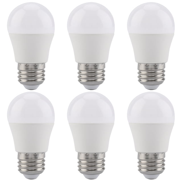mini bombillas LED de 5 W, luz blanca cálida, casquillo E26, G45, accesorio de iluminación