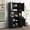 Black, variant on 6-Door Kitchen Wardrobe - Ample Storage Area for Bedroom
